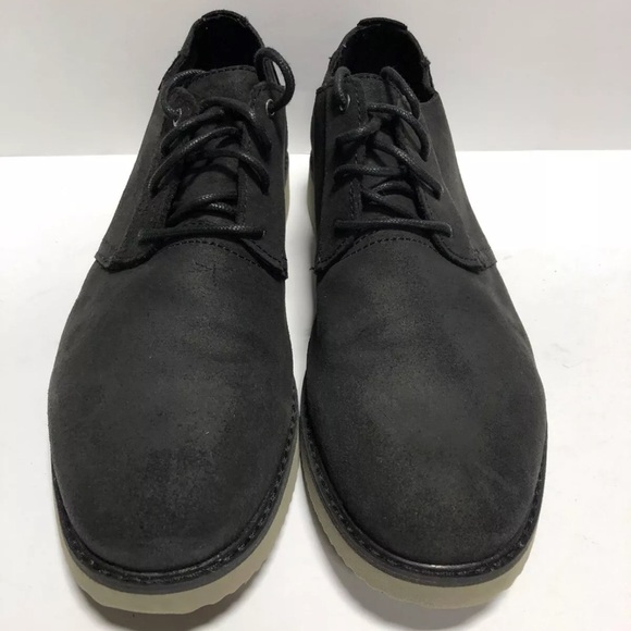 Toms Men’s Preston Black Leather Oxford, Size 10.5 M main image 5
